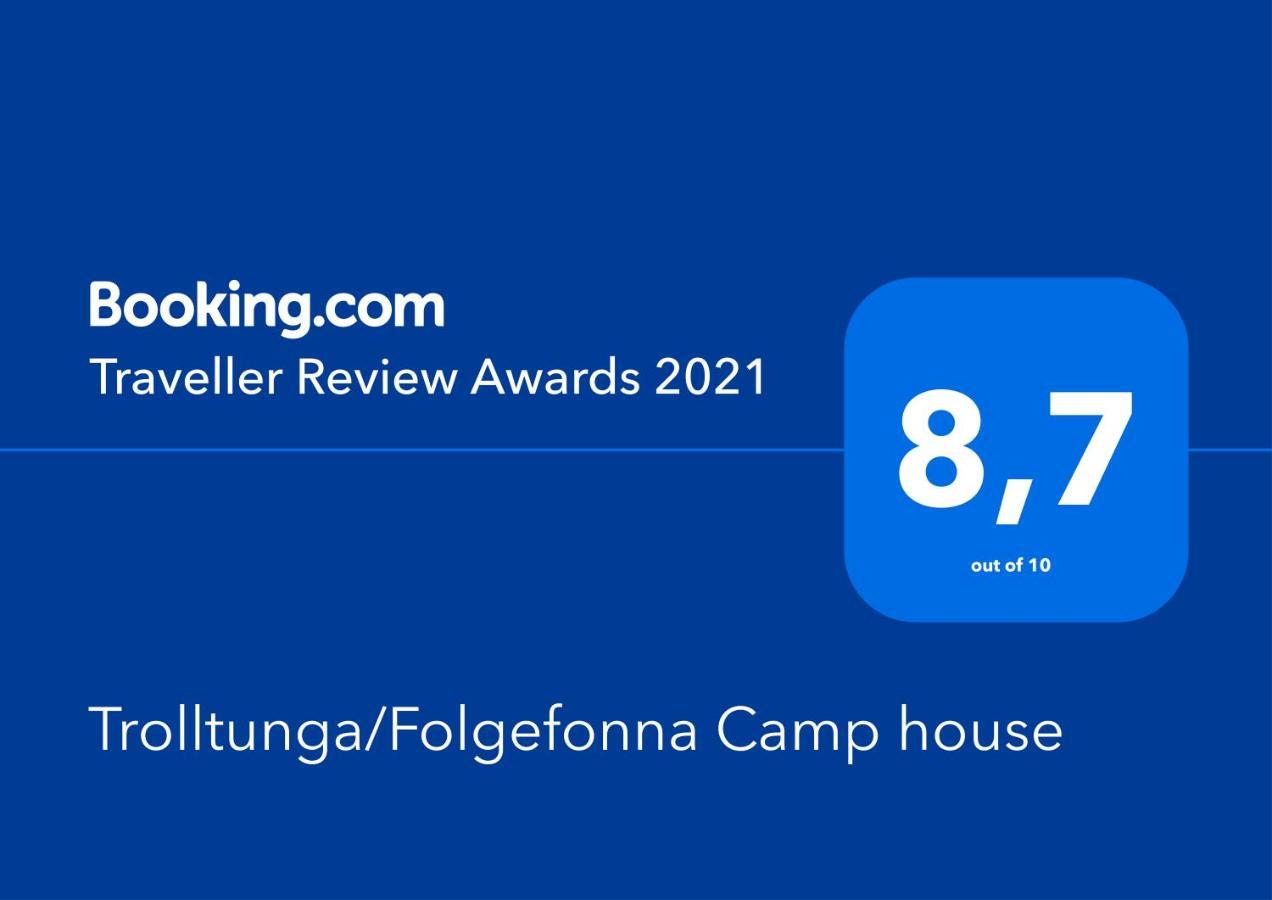 Trolltunga/Folgefonna Camp House Vila Jondal Exterior foto